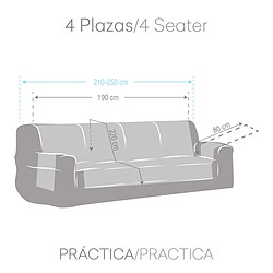 Acheter Eysa Housse de canapé LEVANTE - Beige 100 x 110 x 190 cm