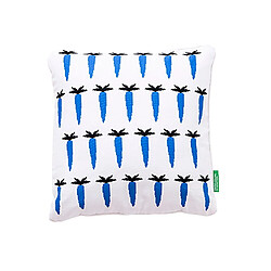 Benetton Coussin Carotte - Bleu/Blanc