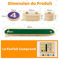 Helloshop26 Ensemble de poutre d'équilibre Montessori