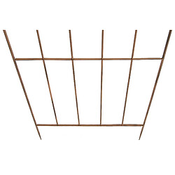Avis Decoshop26 Treillis métal marron vieilli 85.5 x 170 cm