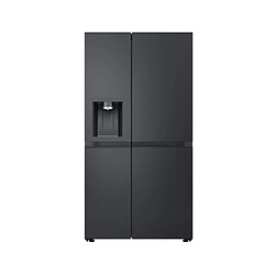 LG GSLE90EVAC - Réfrigérateur américain - Noir acier
