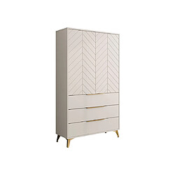 Bestmobilier Buffet haut Boccioni - Beige