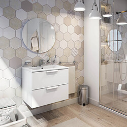 pegane Meuble suspendu 60 cm - Blanc