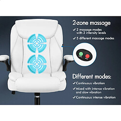 Acheter Alfordson Chaise de massage de bureau - Blanc