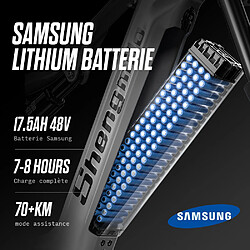 Avis Shengmilo S600 Vélo Électrique 26" Gris