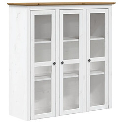 VIDAXL Armoire BODO blanc marron