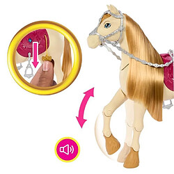 Barbie poupée et cheval interactifs