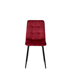 VIVALDI Chaise Peru - Bordeaux