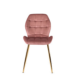 Vivaldi Chaise LUCKY - Rose Velours