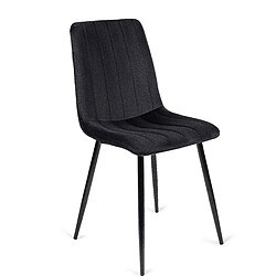 VIVALDI Chaise IBIS Velours Noir