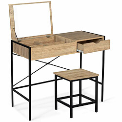 Idmarket Market Coiffeuse Luis Bois Métal