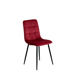 VIVALDI Chaise Peru - Bordeaux