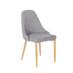 VIVALDI Chaise TORINO - Gris