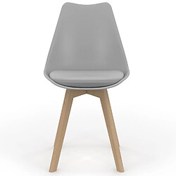 Avis Idmarket MARKET Chaise SARA - Mix Color Gris