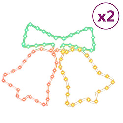 vidaXL Figurine Cloche de Noël 72 LED