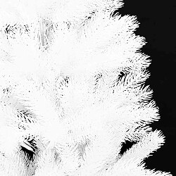 Acheter vidaXL Arbre de Noël aiguilles réalistes - 210 cm - Blanc