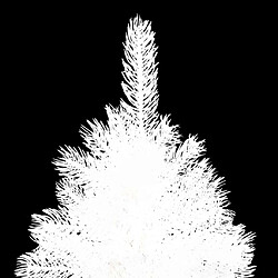 Avis vidaXL Arbre de Noël aiguilles réalistes - 210 cm - Blanc