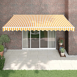VIDAXL Auvent rétractable automatique 4x3 m