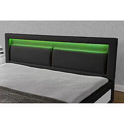 Concept Usine Cadre LED - Noir 140x190 cm
