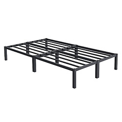 ML-Design Lit cadre métallique 120x200 cm - Anthracite