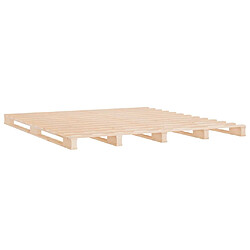 Acheter VidaXL Lit de Palette - 180x200 cm Bois Massif