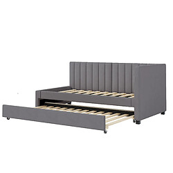 Acheter KOMHTOM Canapé-lit - Gris 90x200 cm