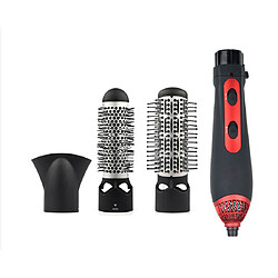 Brosse sèche-cheveux 3 en 1 - Rouge