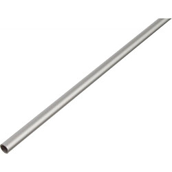 Gah Barre ronde aluminium - Argentisé anodisé