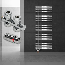 ECD Germany Sèche-Serviettes - Chrome 500x1000mm