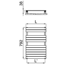IRSAP Xilo Blanc 412W