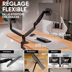 Acheter ONKRON Bras Double Ecran PC pour 13" - 32" Moniteur, 9 kg ,VESA 75x75 - 100x100 mm, G200-B