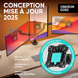 Acheter ONKRON Bras Ecran PC 3 Ecran pour 13 - 32 Ecran & TV, 8 kg - VESA 75x75 - 100x100,G280-B