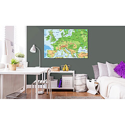 Artgeist Map of Europe - 120x80 cm