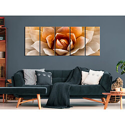 Artgeist Agave - 5 Parts Narrow Orange [225x90]