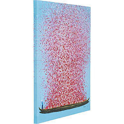 Karedesign Kare Design Fleurs Pirogue Bleu et Rose