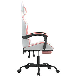 Acheter VidaXL Chaise de jeu - Blanc/Rose