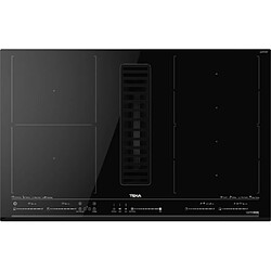 Teka AFF87601MSTBK Plaque induction aspirante - Flex avec hotte intégrée - 7200W - Noir