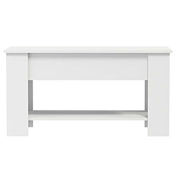 Acheter vidaXL Table basse - Blanc