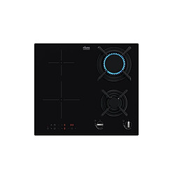 Table de cuisson mixte 60cm 4 feux noir - FGI6453K - FAURE Table de cuisson mixte - 60 cm - 4 feux - Induction et gaz - Noir