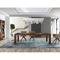 Acheter Angel Cerda Table à manger à rallonge rectangulaire noyer