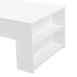 Helloshop26 Table basse - Blanc brillant 100 cm