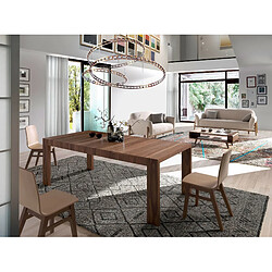 Avis Angel Cerda Table à manger à rallonge rectangulaire noyer
