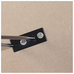 The Home Deco Factory Trio de Tables Gigognes - Beige et Noire - H. 36cm pas cher