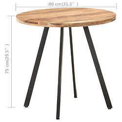 vidaXL Table de salle à manger pas cher