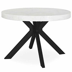 Paris prix Table à manger extensible - Noir effet marbre