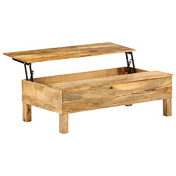 Acheter vidaXL Table Basse Bois de Manguier