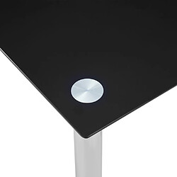 Acheter VIDAXL Table à Manger Noir 120x60x75 cm