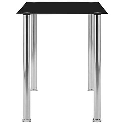 Avis VIDAXL Table à Manger Noir 120x60x75 cm