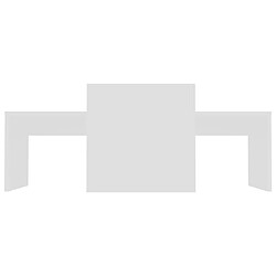 Acheter vidaXL Ensemble Tables Basses Gigognes Blanc