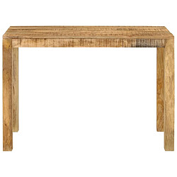 vidaXL Table à dîner Bois de manguier - 110x55 cm